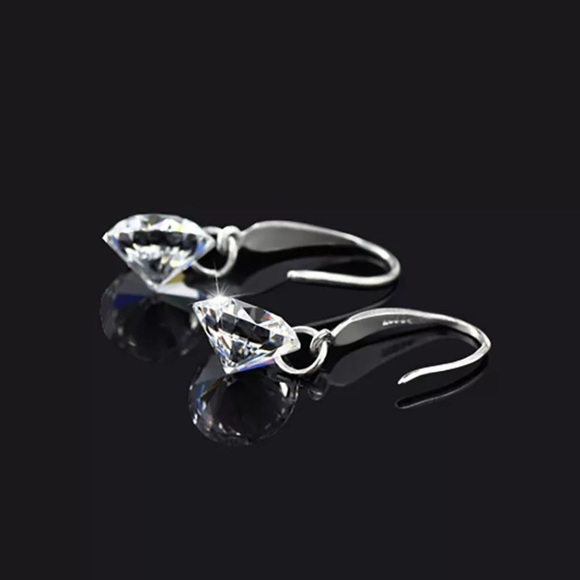 925 Sterling silver crystal earrings - Picture 7 of 7